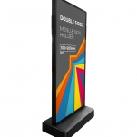 New Type T Double Sided Menu Vertical Desktop Display Stand