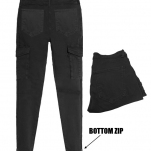 Skinny Fit Cargo Trouser - Dark Gray