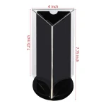 Rotating Acrylic Sign Menu Stand 3 Sided