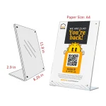 Acrylic Sign Holder A4 Magnetic