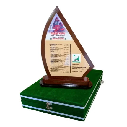 Customized Promotional Wooden Shield PATO